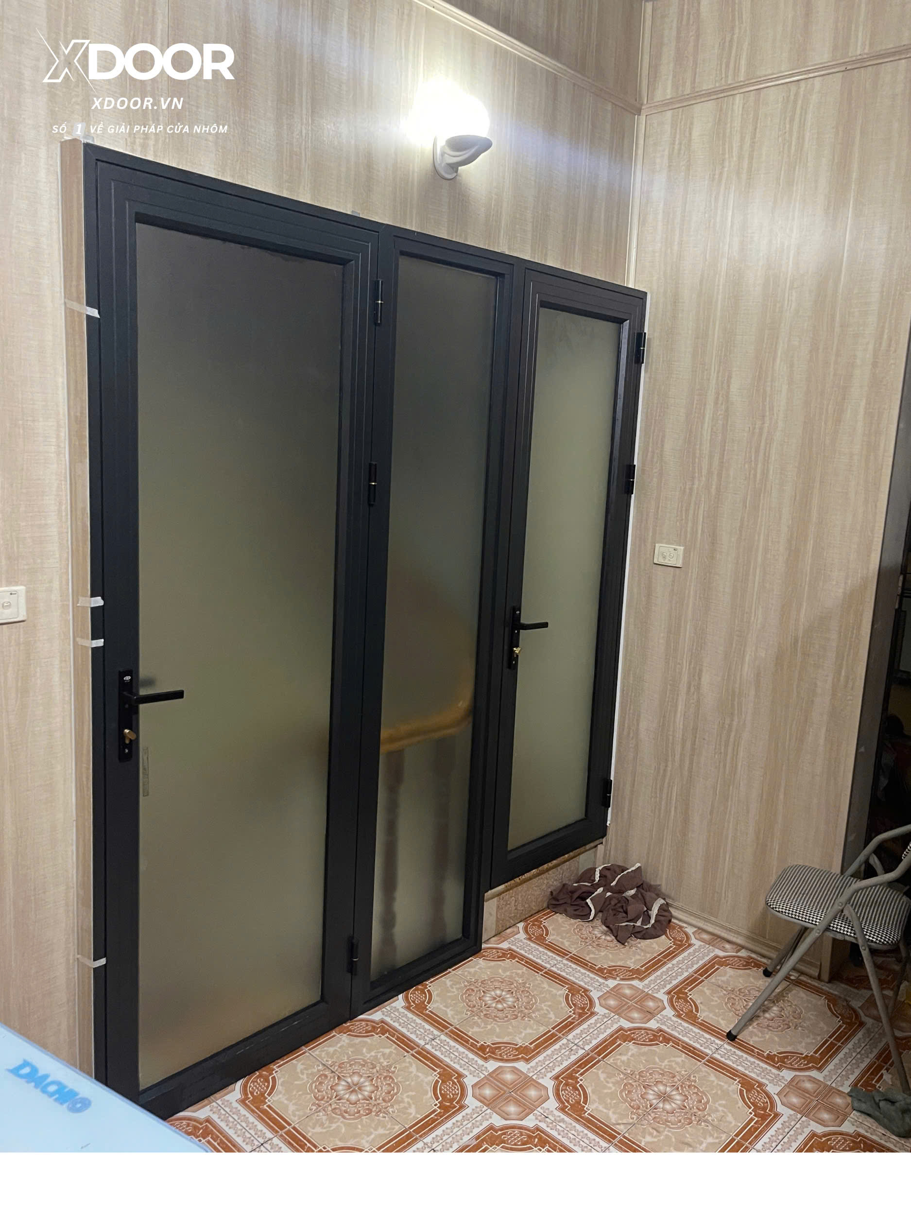 CÔNG TRÌNH CỬA NHÔM NHÀ MR TRỊNH, LẠC LONG QUÂN - TÂY HỒ